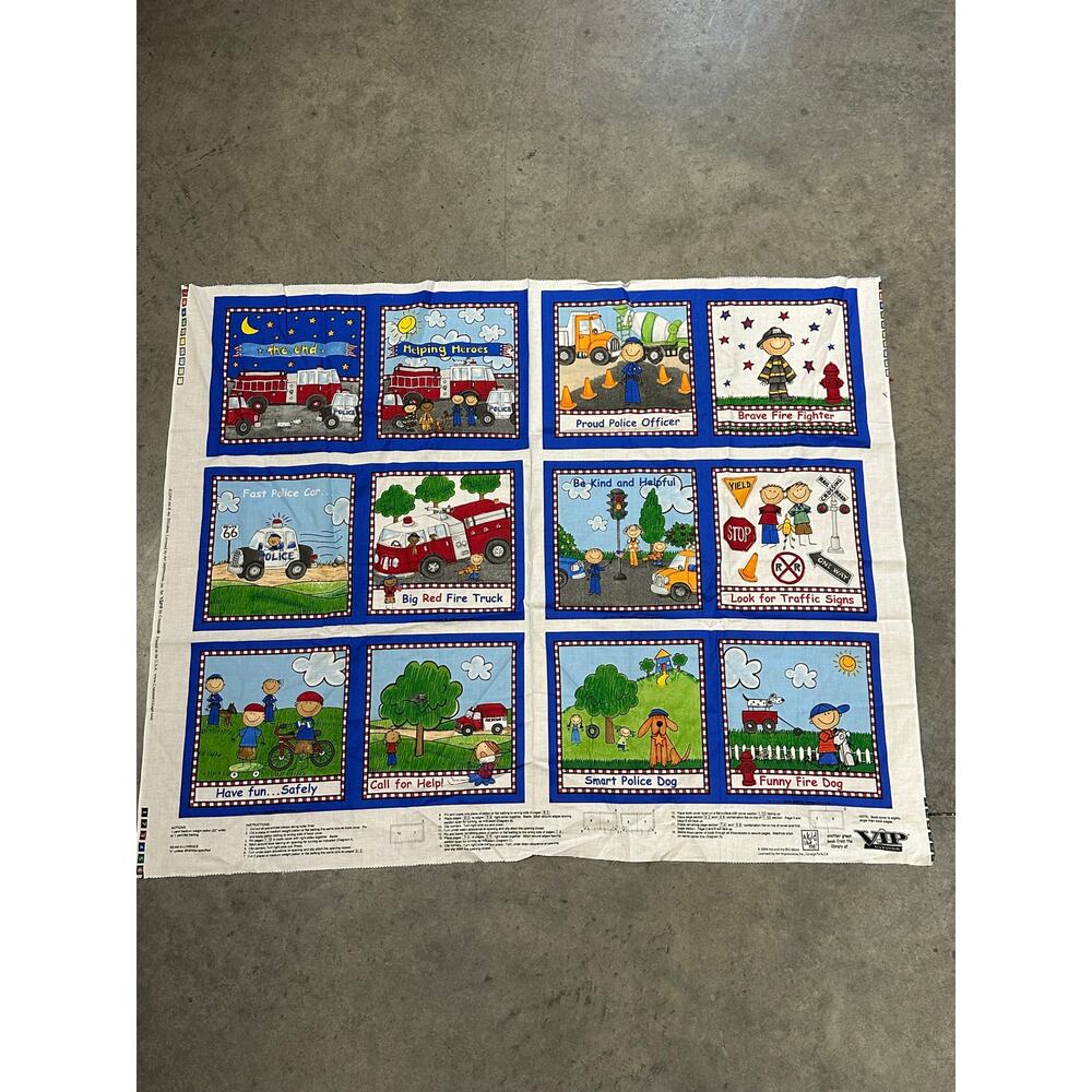Me And My Big Ideas, Fabric Book Panel, 2004, VIP by Cranston, ~ 250604-WH 710